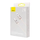 Kép 7/9 - USB és iP kábel Baseus Crystal Shine, 2.4A, 1.2m (rózsaszín)