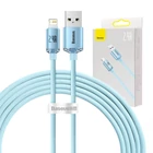 Kép 9/9 - USB és iP kábel Baseus Crystal Shine, 2.4A, 2m (kék)