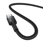 Kép 4/10 - Kábel Baseus Cafule USB-C USB-C 100W, 1m, 2psc (piros fekete, szürke fekete)
