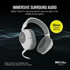 Kép 8/10 - Corsair HS55 WIRELESS Headset Vezeték nélküli Fejpánt Játék Bluetooth Fehér