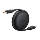 Kép 2/9 - Baseus Free2Pull Mini USB-C USB-C USB kábel, 60W, 1, (fekete)