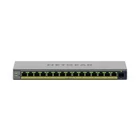 Kép 2/6 - NETGEAR GS116EP Vezérelt L2/L3 Gigabit Ethernet (10/100/1000) Ethernet-áramellátás (PoE) támogatása Szürke