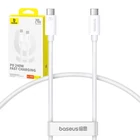Kép 8/8 - gyors töltőkábel Baseus Superior 2 USB-C USB-C 240W, 1,8m (fehér)