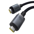 Kép 3/9 - Gyorstöltő kábel Baseus Crystal Shine USB-C USB-C 100W, 1,5m, 20Gb (fekete)