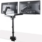 Kép 4/10 - StarTech.com ARMDUALPIVOT asztali TV konzol 81,3 cm (32") Fekete