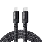 Kép 1/2 - USB-C to USB-C cable, Essager, EXCTT1-YS01-P, 100W, 1m (black)