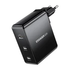 Kép 2/4 - Wall charger, Essager, ECT2CA-MQB01-Z, 2xUSB-C, USB-A, 140W (black)