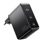 Kép 4/4 - Wall charger, Essager, ECT2CA-MQB01-Z, 2xUSB-C, USB-A, 140W (black)
