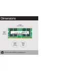 Kép 4/10 - HP RAM DDR4 SO-DIMM 16GB (1x8GB) 3200MHz (8C4X9AA)