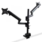 Kép 2/10 - StarTech.com ARMDUALPIVOT asztali TV konzol 81,3 cm (32") Fekete