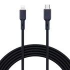Kép 1/2 - Aukey CB-SCL1 USB-C-Lightning kábel, 27W, 1m (fekete)