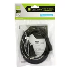Kép 2/4 - Techly IDATA USB2-SER-1A USB-RS232/DB9 M/M Átalakító 1,5 m Kábellel Polybags