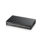 Kép 1/4 - Zyxel GS1100-24E Beállítást nem igénylő (unmanaged) Gigabit Ethernet (10/100/1000) Fekete