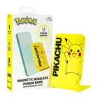 Kép 4/5 - Magnetic powerbank OTL 5000 mAh, USB-C 15W, Pokemon Pikatchu with stand (yellow)