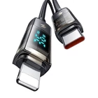 Kép 3/4 - Mcdodo CA-3600 USB-C Lightning kábel, automatikus kikapcsolás, 36W, 1.2m (fekete)