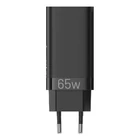 Kép 3/3 - Vention FEDB0-EU 2xUSB-C 1xUSB-A 65W/30W/30W GaN hálózati töltő (fekete)