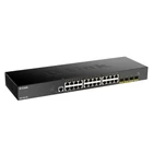 Kép 2/3 - D-Link DGS-1250-28X hálózati kapcsoló Vezérelt L3 Gigabit Ethernet (10/100/1000) Fekete