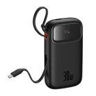 Kép 2/9 - Baseus QPow 2 powerbank, 20000mAh, 30W, 2xUSB-C (fekete)