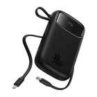 Kép 4/9 - Baseus QPow 2 powerbank, 20000mAh, 30W, 2xUSB-C (fekete)