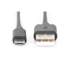 Kép 2/2 - Digitus AK-300110-018-S USB kábel USB 2.0 1,8 M USB A Micro-USB B 0,48 Gbit/s Fekete