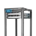 Kép 3/10 - StarTech.com 4POSTRACK25U állvány 25U Szabadonálló állvány Fekete