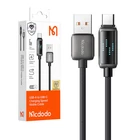 Kép 4/4 - Mcdodo CA-2350 USB-A USB-C kábel, 6A, LED kijelző, 1,2m