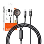 Kép 3/3 - Mcdodo CA-2200 2 az 1-ben USB-C kábel + Apple Watch töltő, 60W, 1.2m