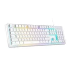 Kép 3/3 - MageGee K1 vezetékes billentyűzet + egér szett (fehér) (QWERTY)