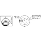 Kép 2/2 - Hikvision DS-2CE76K0T-LMFS(2.8mm) 3K Okos Hibrid Fény Audio Fix Turret Kamera