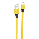 Kép 1/2 - Foneng X96 USB-A to USB-C cable 2.4A, 1m (yellow)