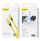 Kép 2/2 - Foneng X96 USB-A to USB-C cable 2.4A, 1m (yellow)
