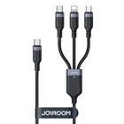 Kép 4/5 - Többfunkciós USB-ről USB-C-re 2x Lightning Micro Joyroom kábel S-A18