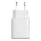 Kép 1/7 - Joyroom power charger JR-TCF24 with C-C cable 30W 1m (white)