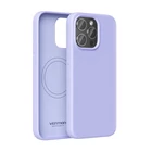 Kép 2/3 - Vention KUFV0-30 szilikon tok iPhone 15 Pro készülékhez (lila)