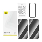 Kép 2/5 - Baseus edzett üveg iPhone 15 Pro Max készülékhez, 2 db-os csomag.