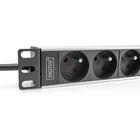 Kép 4/4 - Digitus DN-95418-FR áramelosztó egység (PDU) 4 AC kimenet(ek) 1U