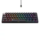 Kép 2/5 - Havit KB903L vezetékes mechanikus / játék RGB billentyűzet (fekete) (QWERTY)