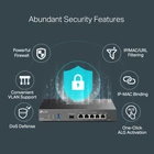 Kép 8/8 - TP-Link ER7206 (TL-ER7206) vezetékes router Gigabit Ethernet Fekete