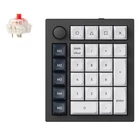 Kép 2/2 - Keychron Q0 Max RGB vezeték nélküli numerikus billentyűzet, piros kapcsoló (fekete) [Q0M-M1].