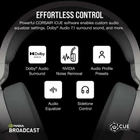 Kép 9/10 - Corsair HS55 WIRELESS Headset Vezeték nélküli Fejpánt Játék Bluetooth Fehér