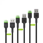 Kép 1/3 - Green Cell KABGCSET01 USB kábel 2 M USB A USB C Fekete
