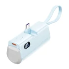 Kép 1/2 - Powerbank Vention LED kijelző 4800mAh 22.5W FHQL0 (kék)