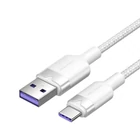 Kép 1/2 - USB 2.0 A - USB-C 6A Vention CTOWH 2M kábel (fehér)