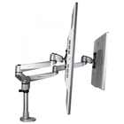 Kép 5/10 - StarTech.com ARMDUALPS asztali TV konzol 68,6 cm (27") Ezüst