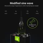 Kép 2/8 - Green Cell INV08 áramátalakító és inverter Szabadtéri 1000 W Fekete