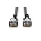 Kép 4/4 - Slim RJ45-RJ45 patch kábel, Cat. 6A, F/FTP, AWG 32/7, LSOH, 3 m, fekete