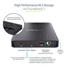 Kép 9/10 - StarTech.com M2E4BTB3 tárolóegység burkolat Külső SSD ház Fekete M.2