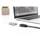 Kép 6/7 - Digitus DA-70836 video átalakító kábel 0,2 M USB C-típus HDMI Ezüst
