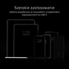 Kép 4/5 - Green Cell KABGC03 USB kábel 0,25 M USB A USB C Fekete