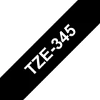 Kép 1/2 - Brother TZE-345 címkéző szalag Fekete alapon fehér